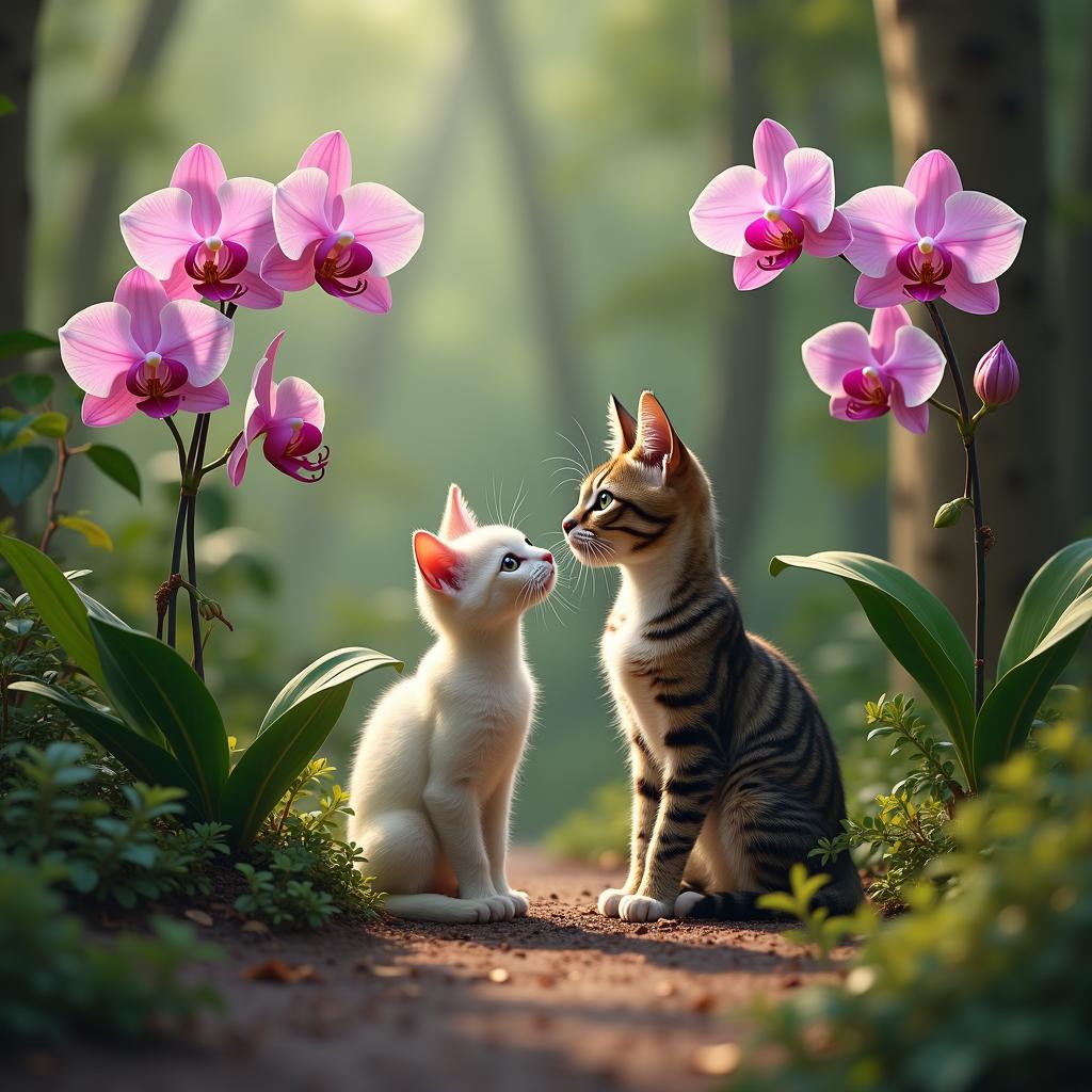 0are orchids poisonous to cats