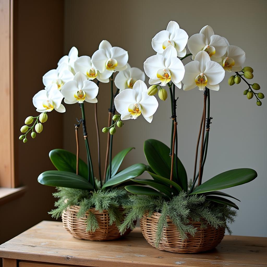 Christmas Decor with Stunning Orchids