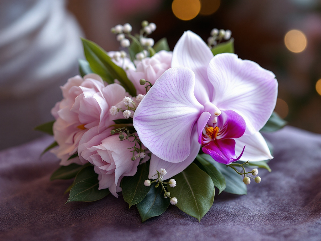 The Phalaenopsis Orchid in wrist corsages wedding(1)