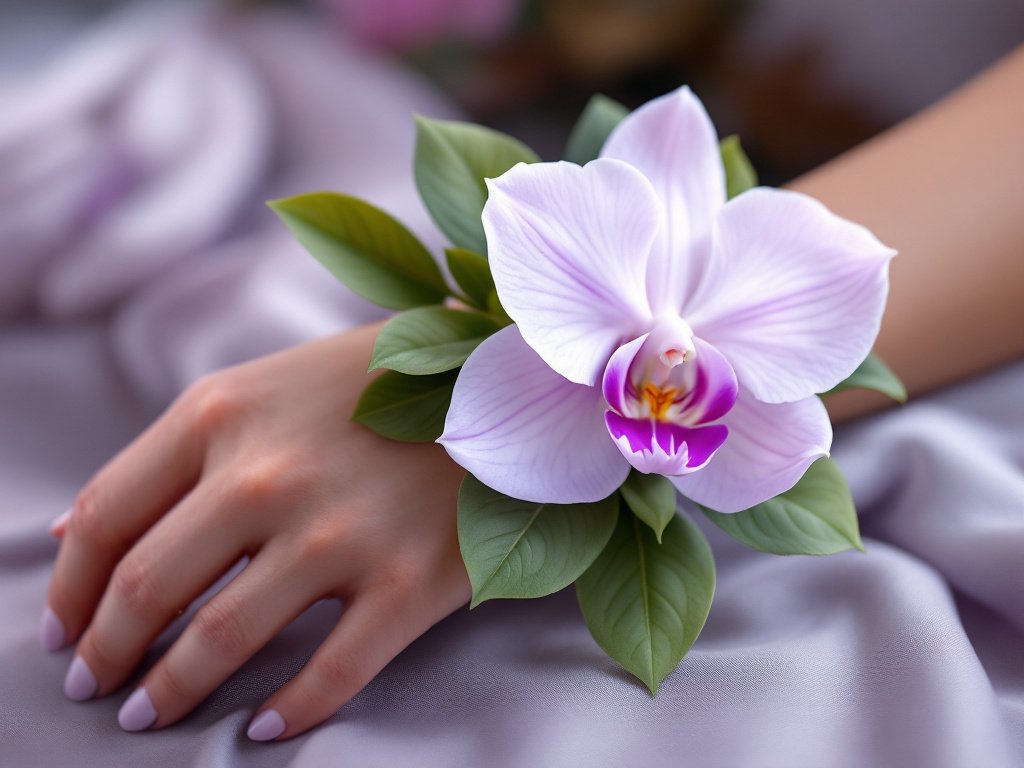 The Phalaenopsis Orchid in wrist corsages wedding(1)