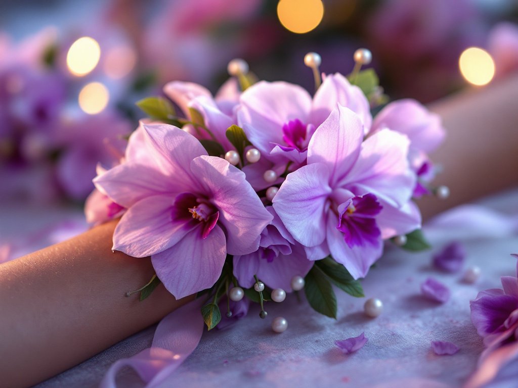 The Phalaenopsis Orchid in wrist corsages wedding(1)