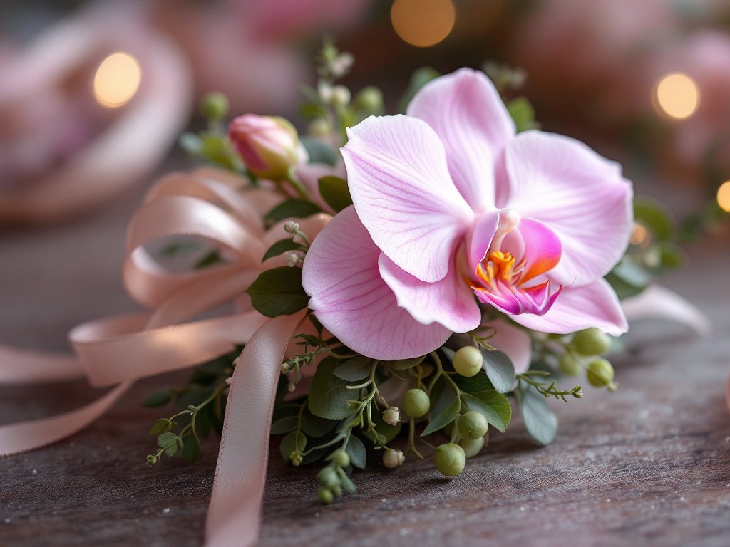 The Phalaenopsis Orchid in wrist corsages wedding(1)