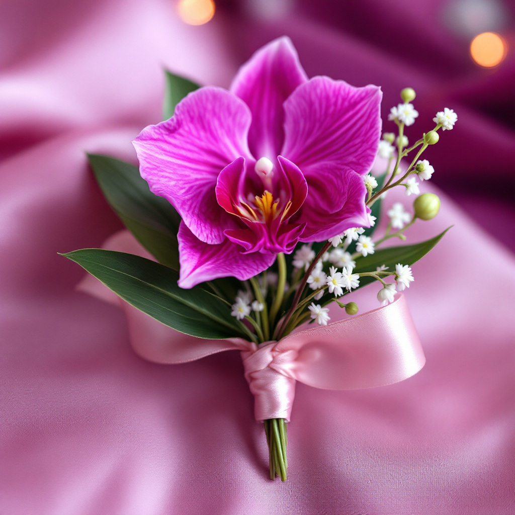 orchids in Boutonnieres for prom