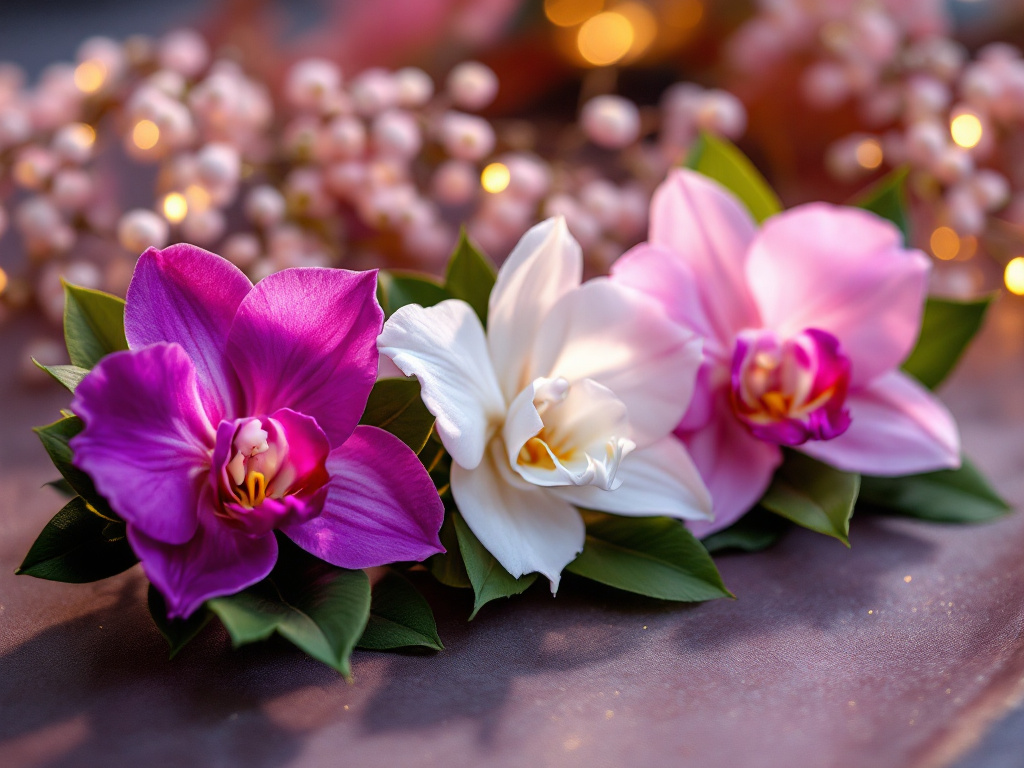 orchids in Boutonnieres for prom