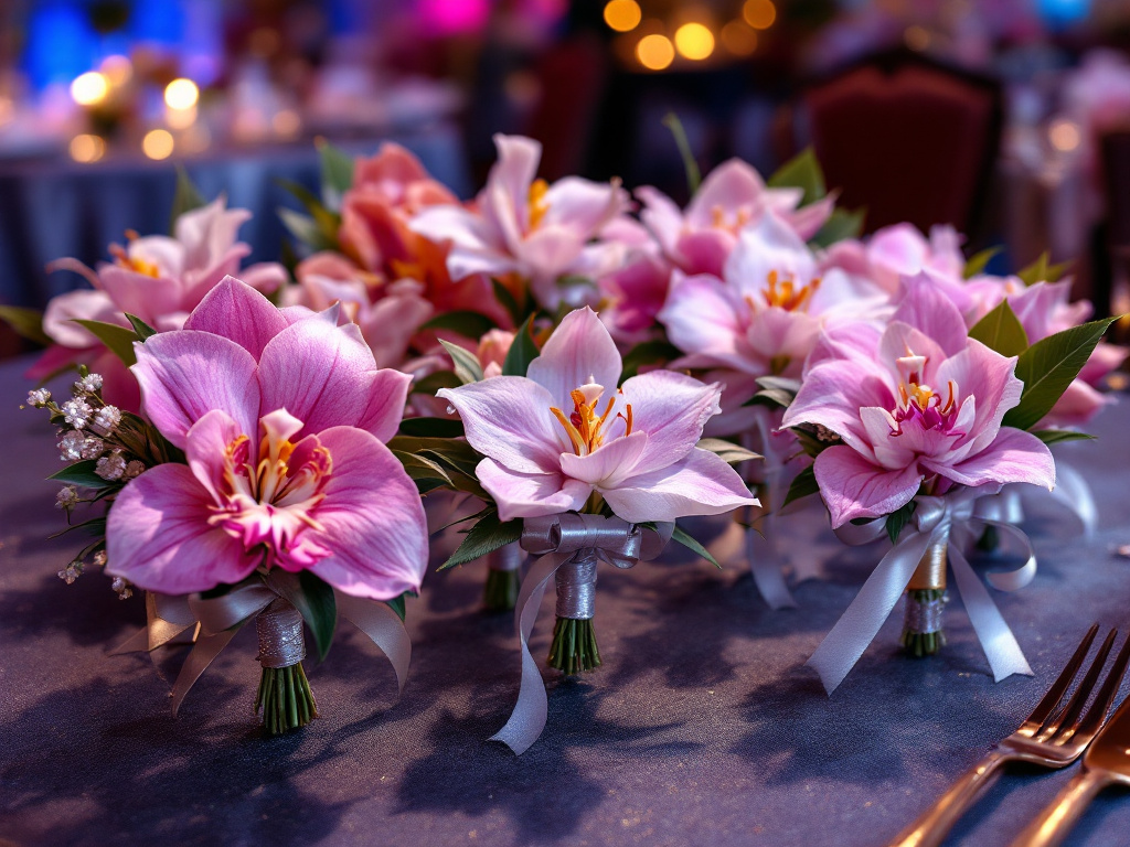 orchids in Boutonnieres for prom