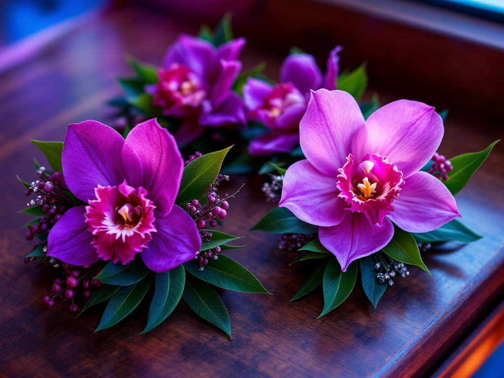 orchids in Boutonnieres for prom