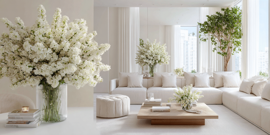 Choosing the Right Flowers for White Interiors